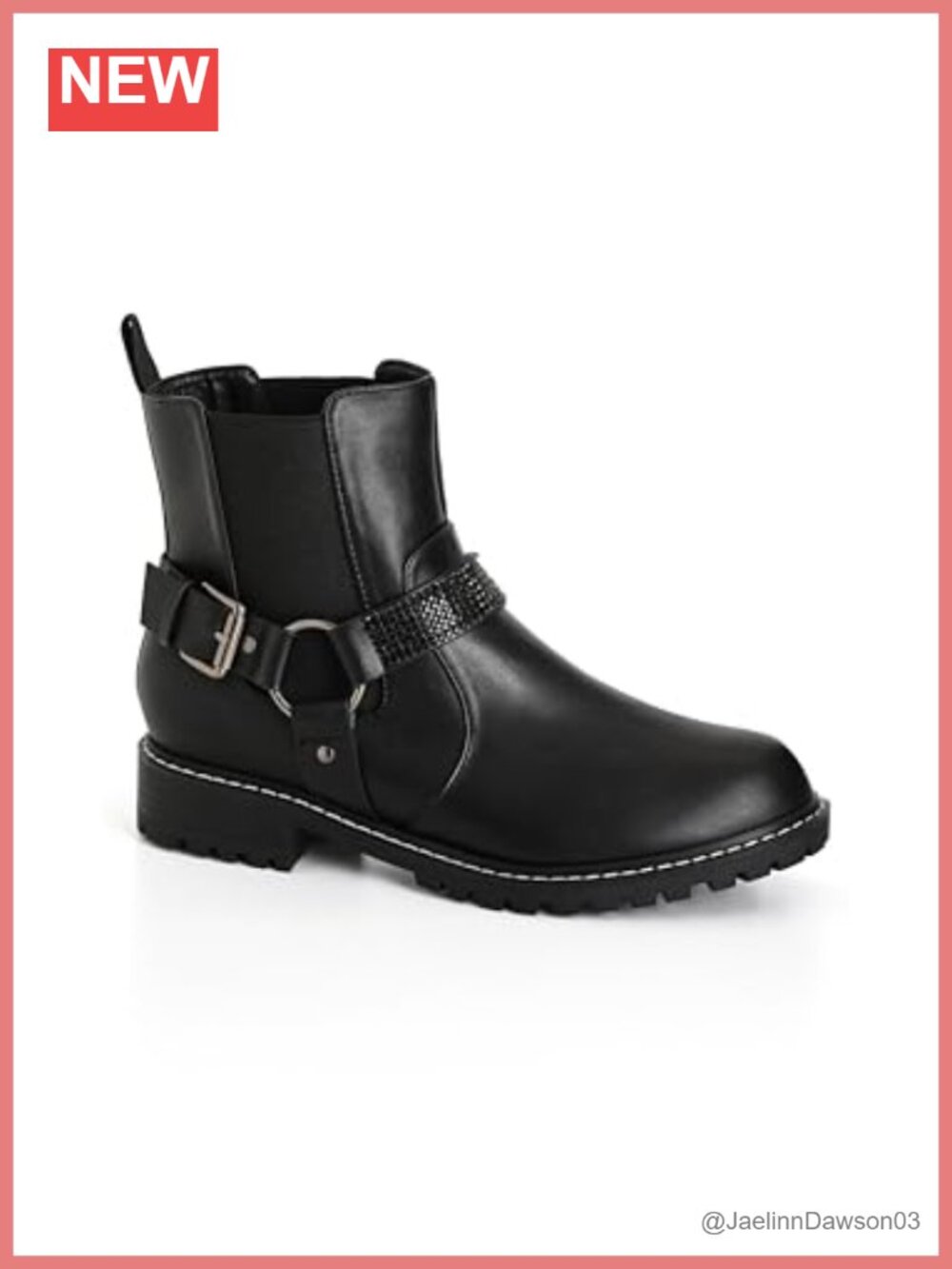 Wide Fit Faux Suede Slip-On Ankle Boots with Cushioned Insole